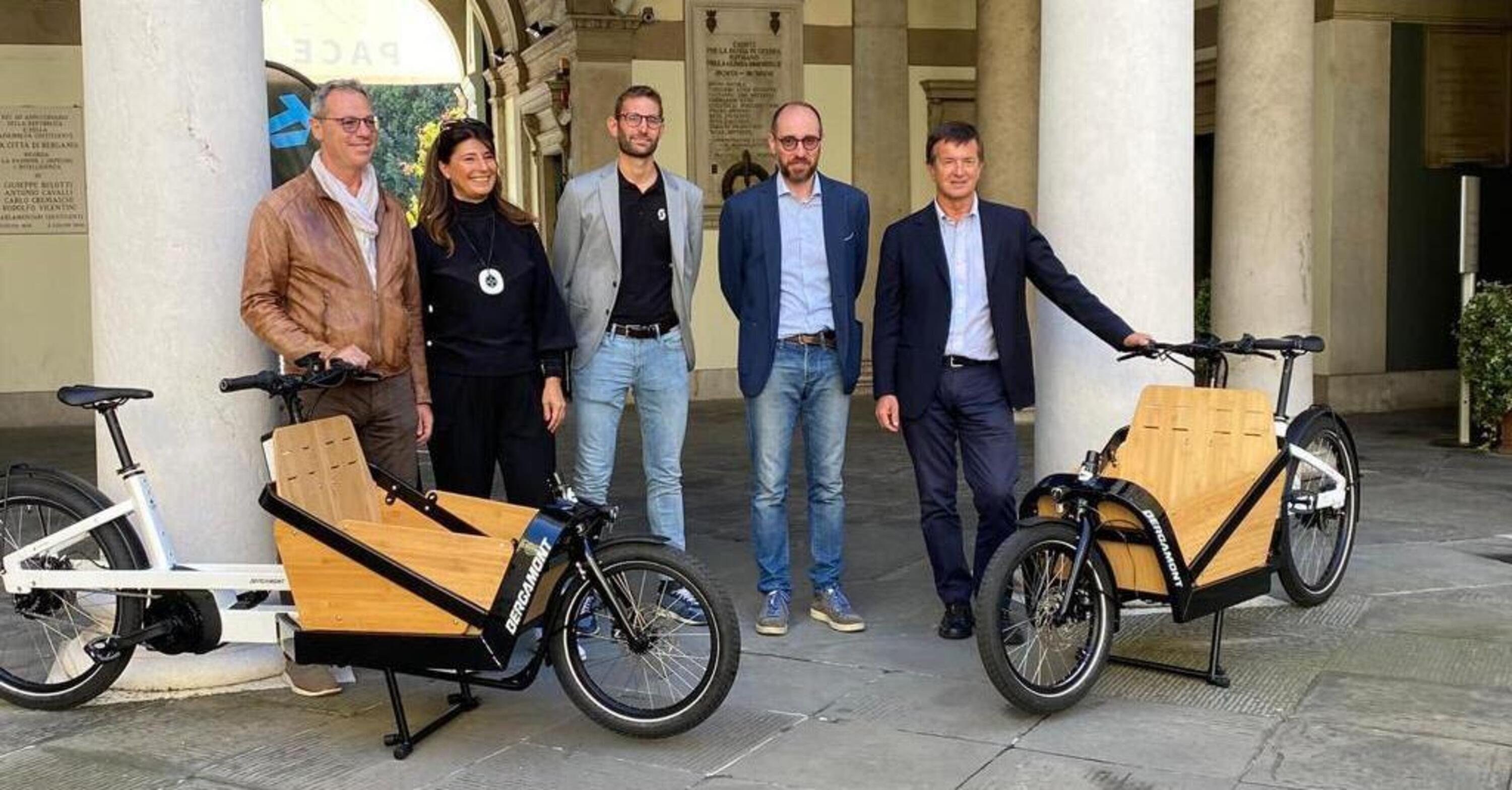 A Bergamo tre cargo bike in premio per l'attenzione alla mobilit&agrave; dolce