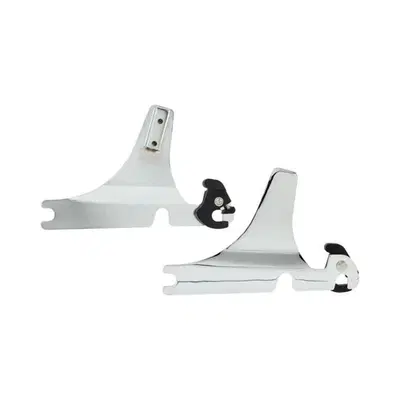 Piastre cromate per schienalino Sissy Bar rimovibi 