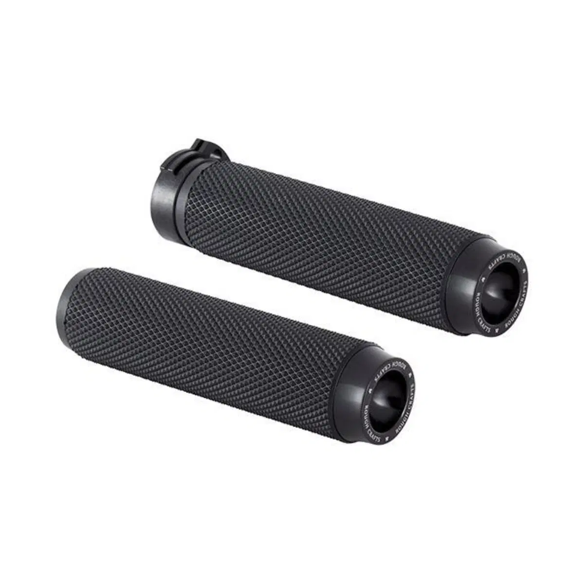 Manopole Knurled con gomma nere per acceleratore t Rough Crafts