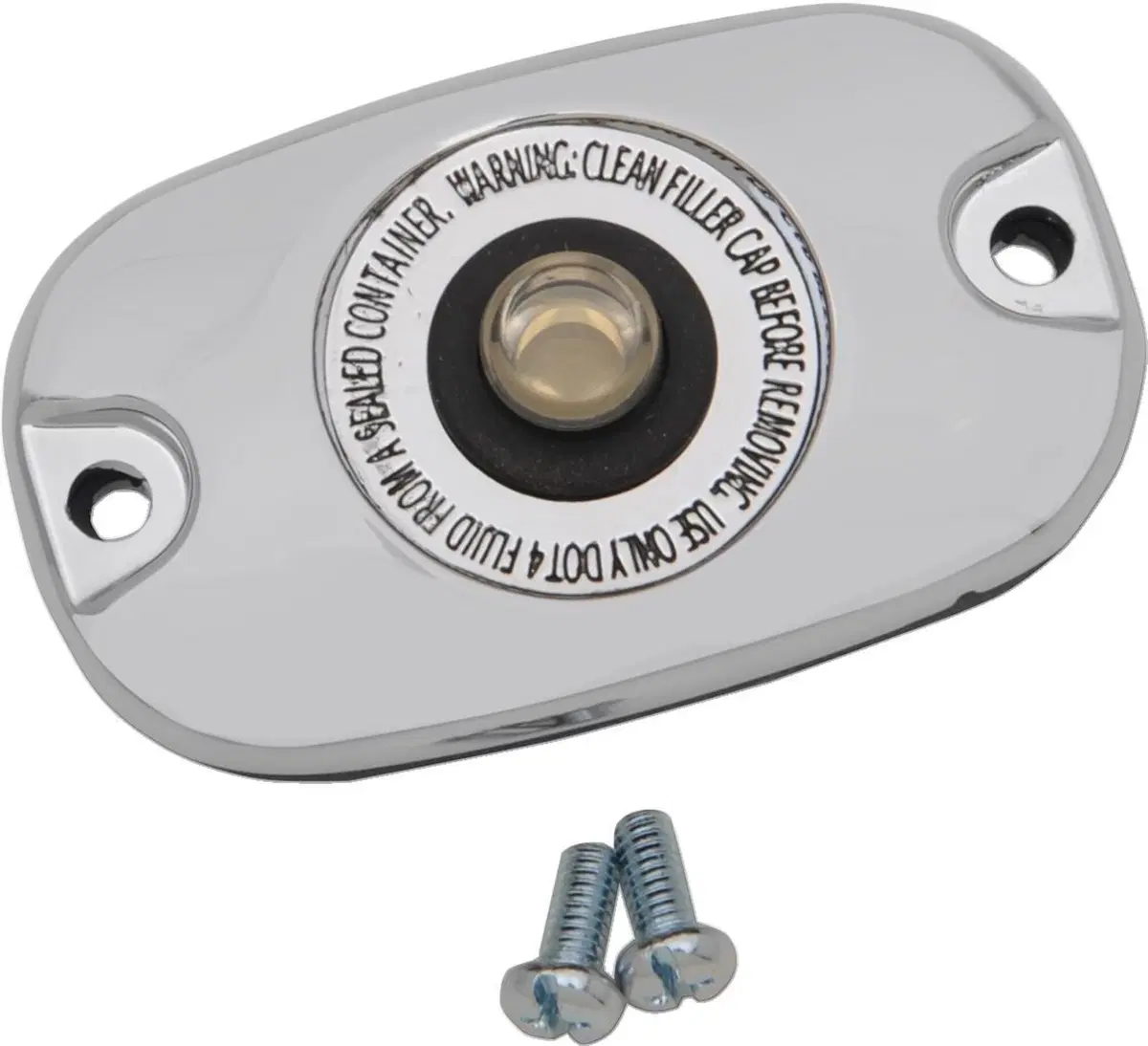 Coperchio cromato pompa freno posteriore per Softa Drag Specialties