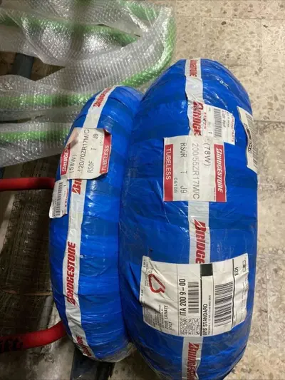 Coppia Pneumatici Gomma Bridgestone Kawasaki Ninja
