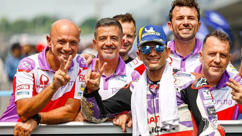 MotoGP 2023. GP dell'India. Nella Sprint terza vittoria consecutiva per Jorge Mart&iacute;n, ma che Marco Bezzecchi