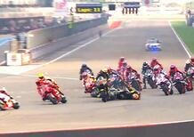 MotoGP 2023. GP dell'India. Frattura della clavicola per Luca Marini nell'incidente con il compagno di squadra [VIDEO]