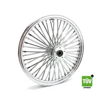 Ruota anteriore cromata Big Spoke 48 raggi 21&rdquo;x 2, 
