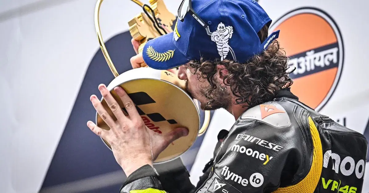 MotoGP 2023. GP dell'India. Marco Bezzecchi, vittoria da dominatore e dedica all'amico che non c'&egrave; pi&ugrave;: "Ciao Pippo, eri speciale"