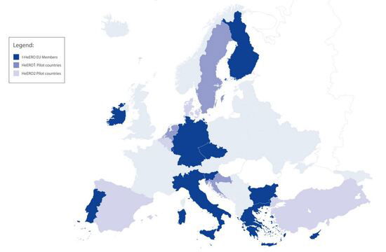 I Paesi coinvolti nel progetto I_HeERO