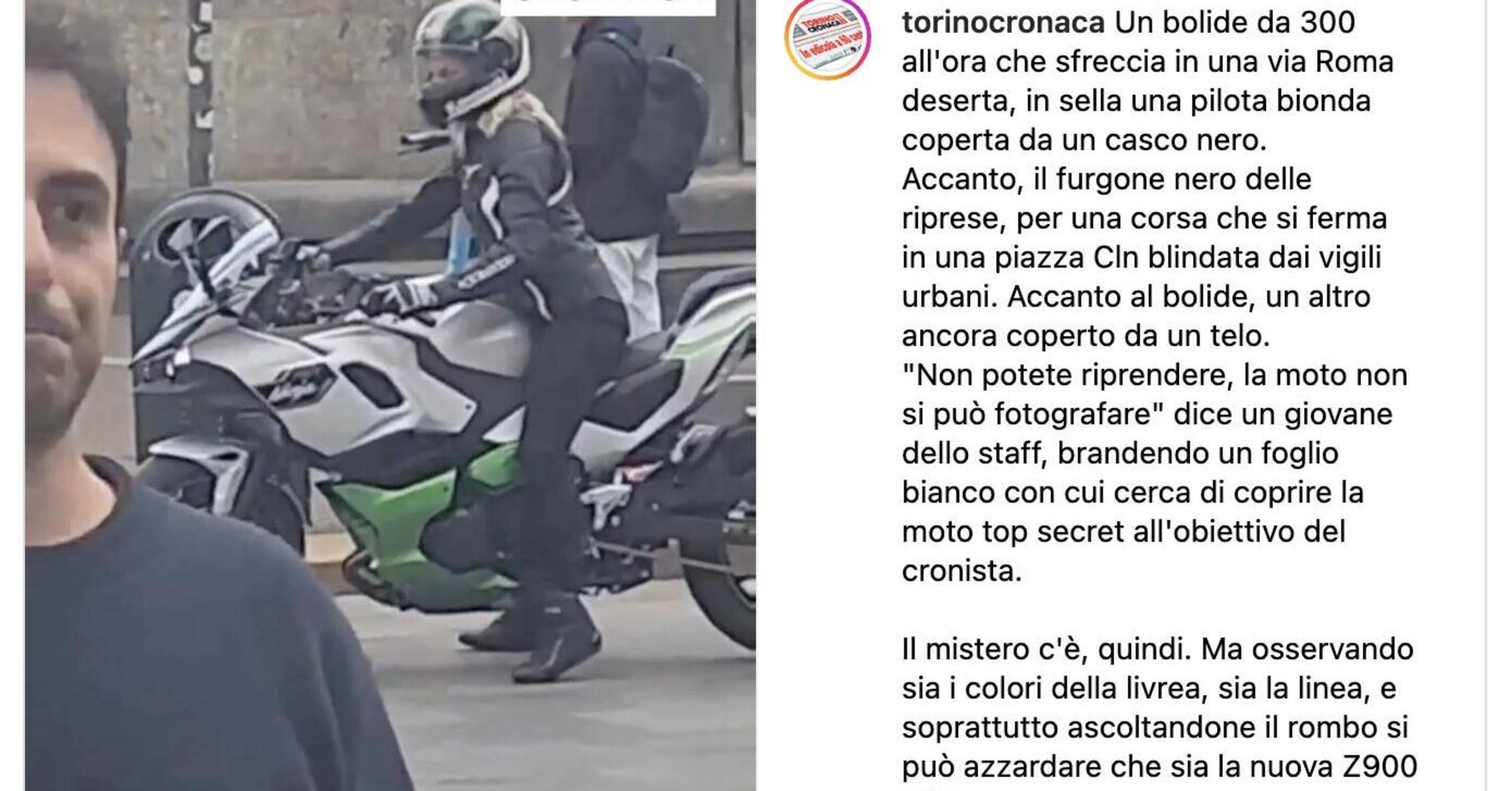 Scoop: la nuova Kawasaki ibrida pizzicata a Torino [VIDEO]