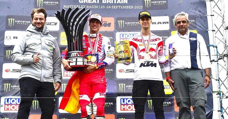 MXGP 2023. GP del Regno Unito. Nell&#039;ultimo GP festeggia Tim Gajser... ma anche Jorge Prado e Andrea Adamo!