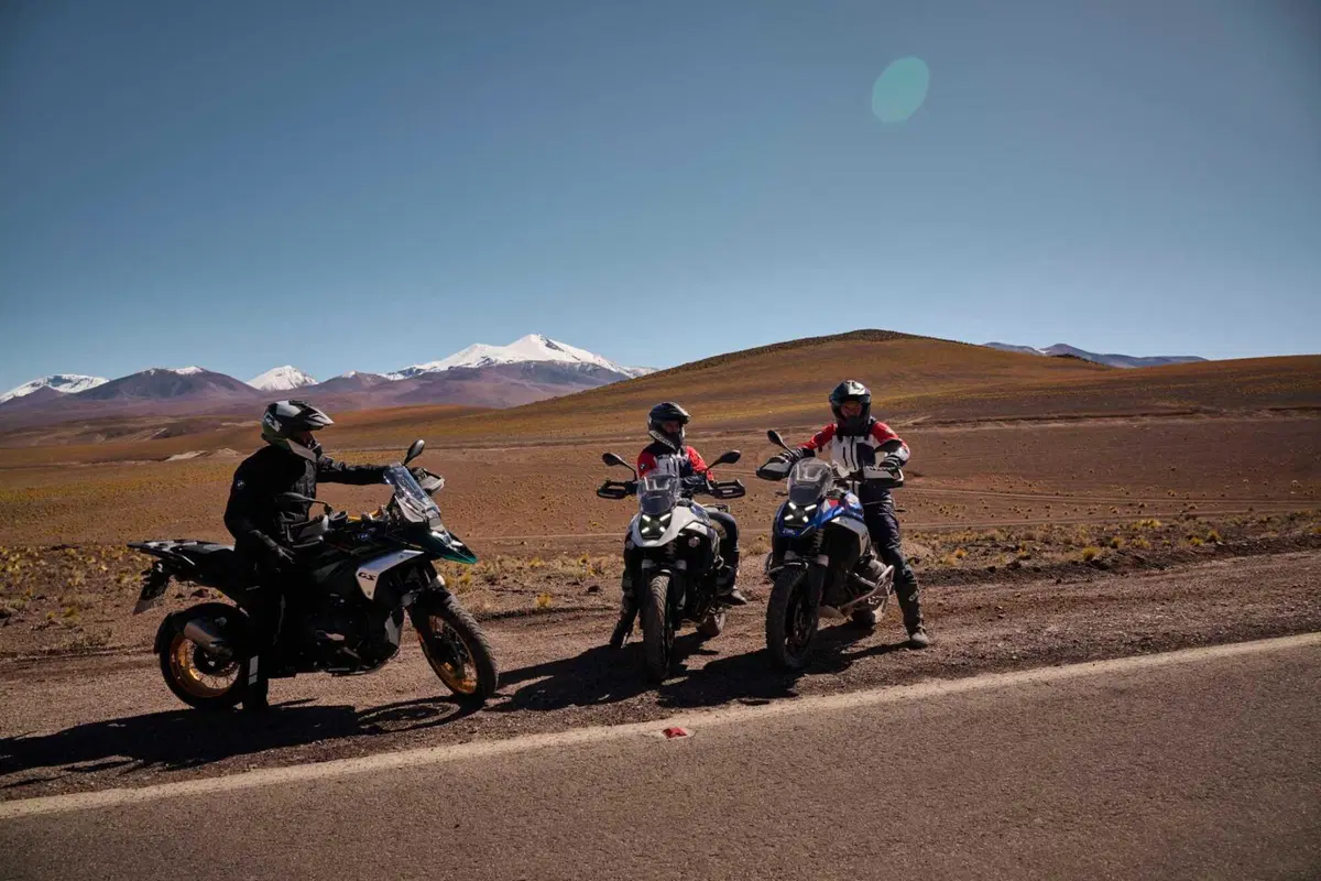 La BMW R1300GS in azione