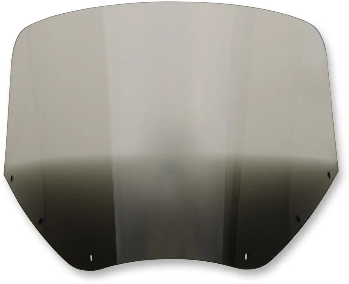 Parabrezza NON ventilato fumè nero alto 28 cm per 