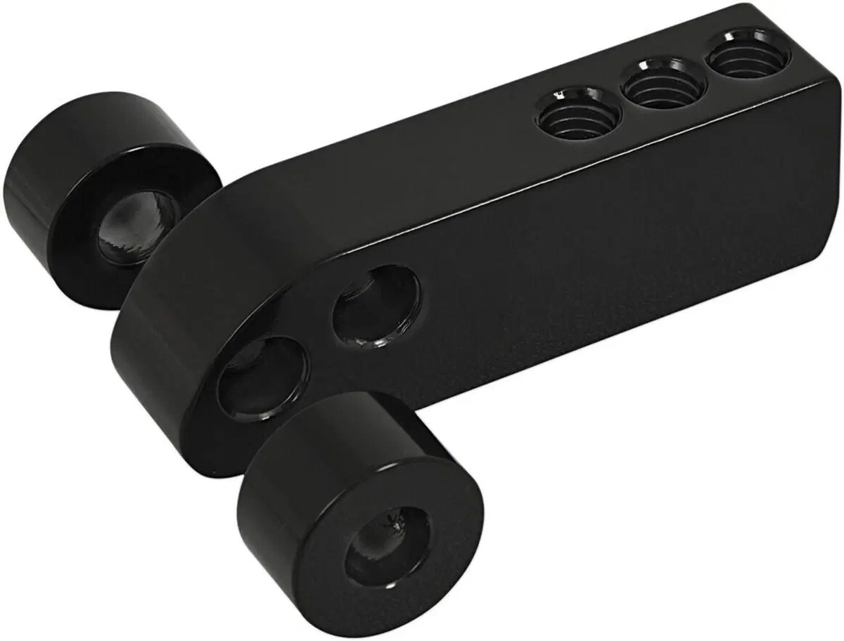 supporto faro esteso nero MEB9885 per FXDWG Dyna W 