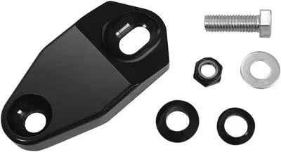 supporto faro esteso nero MEB9892 per FXD Dyna Sup 