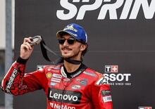 MotoGP 2023. GP del Giappone. Pecco Bagnaia, terzo nella Sprint: Jorge Martin ora il più forte? Non so... Marc Marquez in Ducati? Contento se viene...