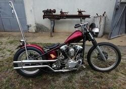 Harley-Davidson chopper Knucklehead d'epoca