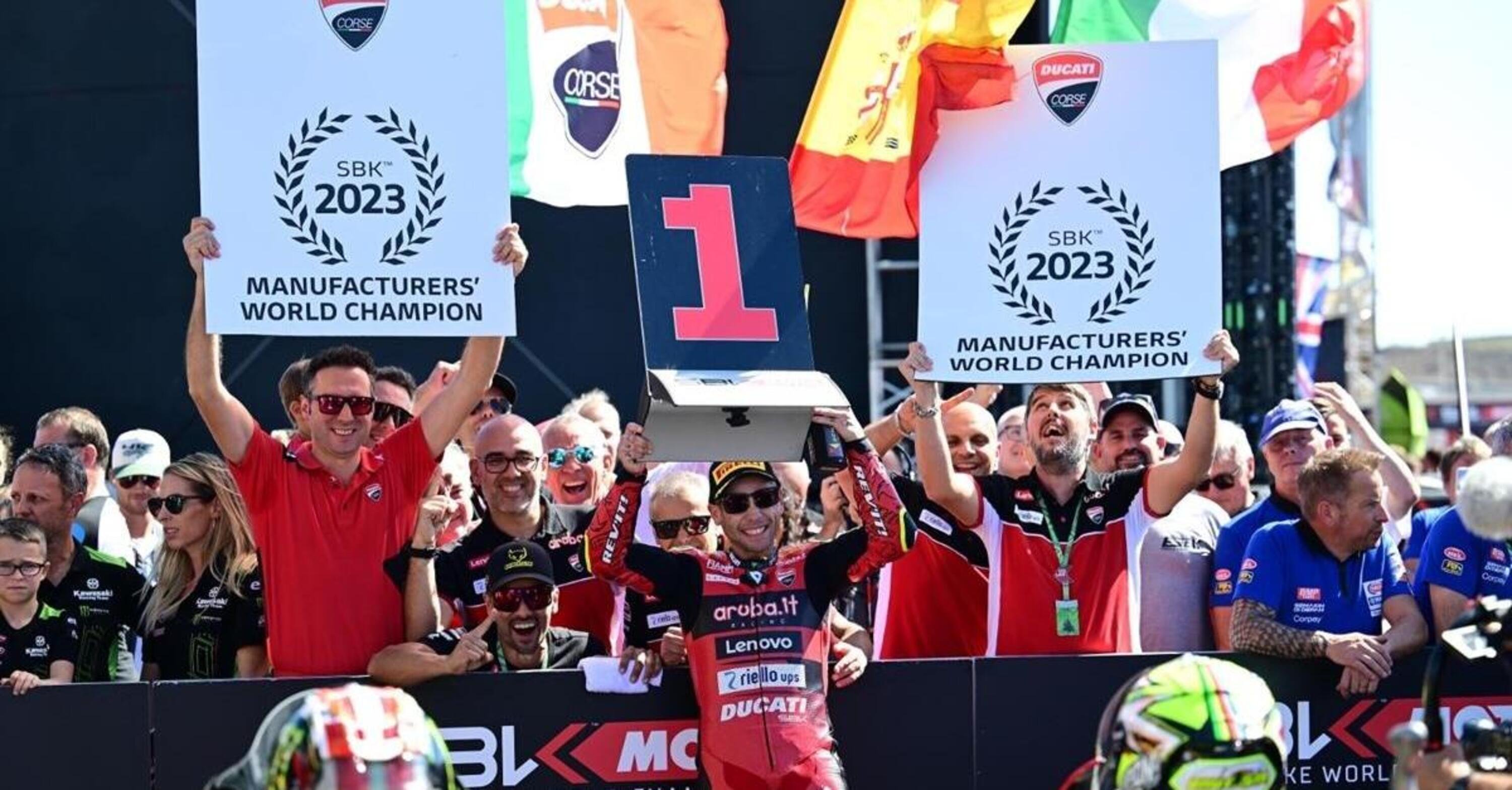 SBK 2023. GP del Portogallo. Alvaro Bautista vince Gara1 a Portimao. A Ducati il titolo Costruttori