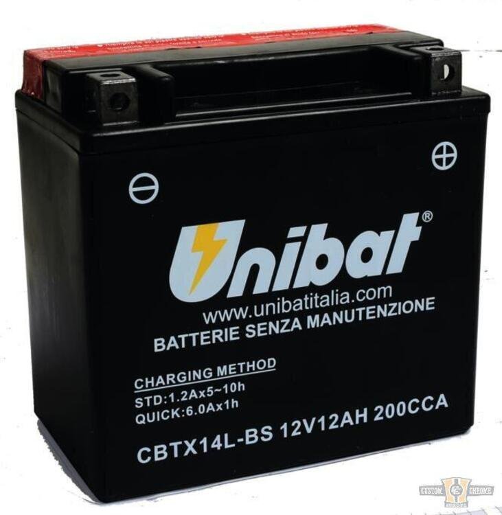 Batteria UNIBAT CBTX14L-BS Sportster S 2021 e 2022