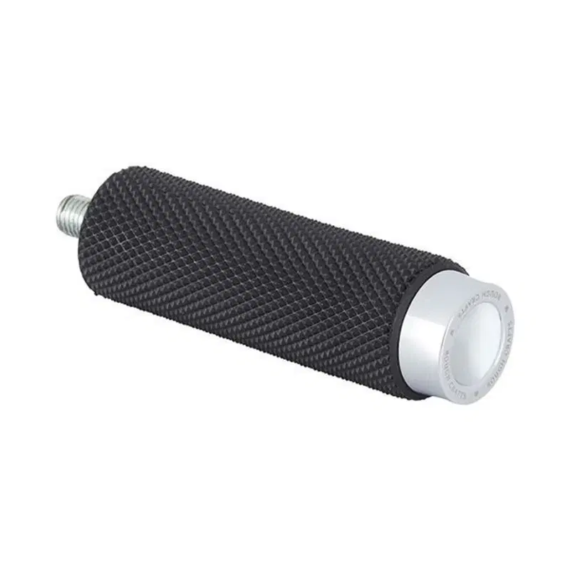Pedalino cambio Rough Crafts gomma nera, cromato
