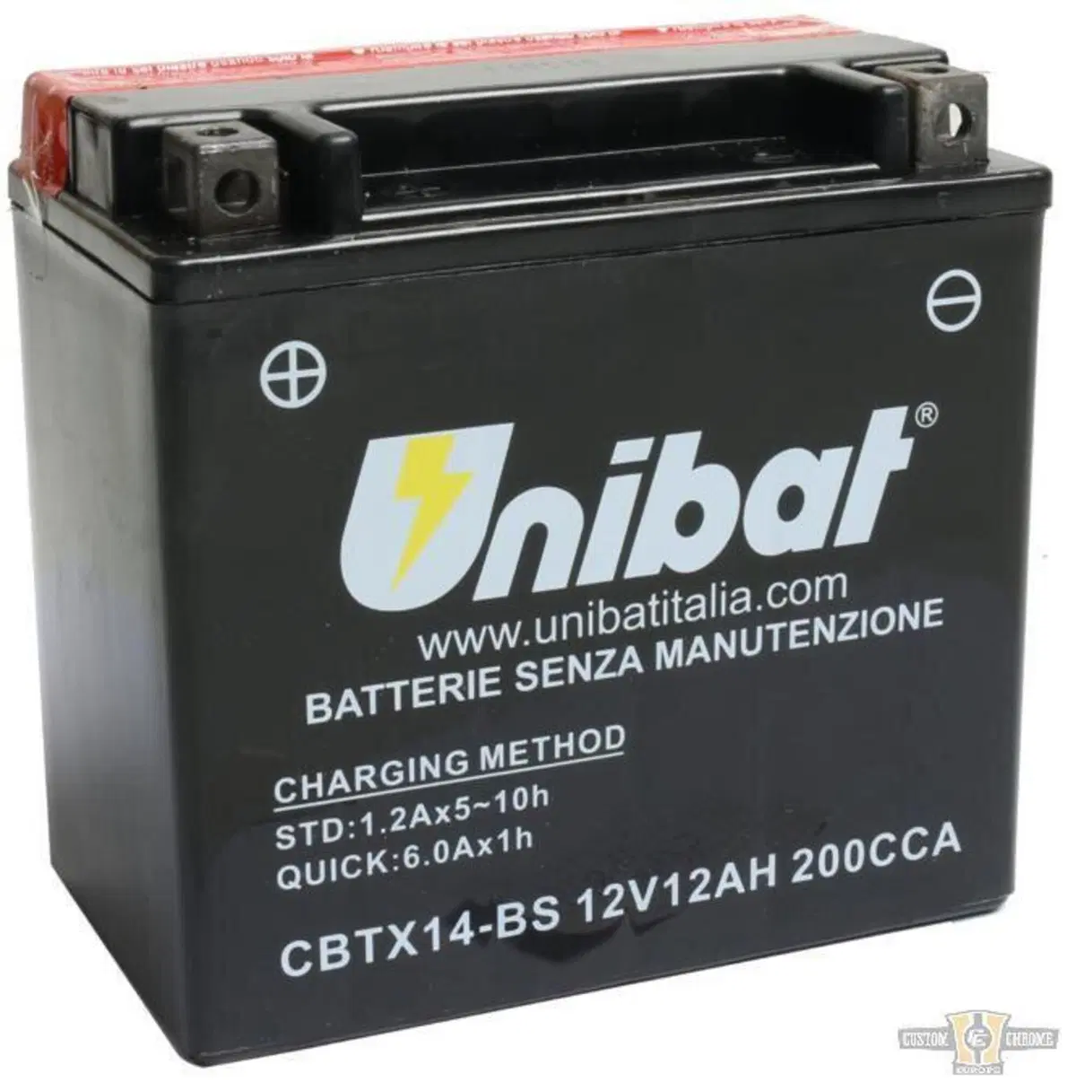 Batteria UNIBAT CBTX14-BS V-ROD VRSCR Street Rod d