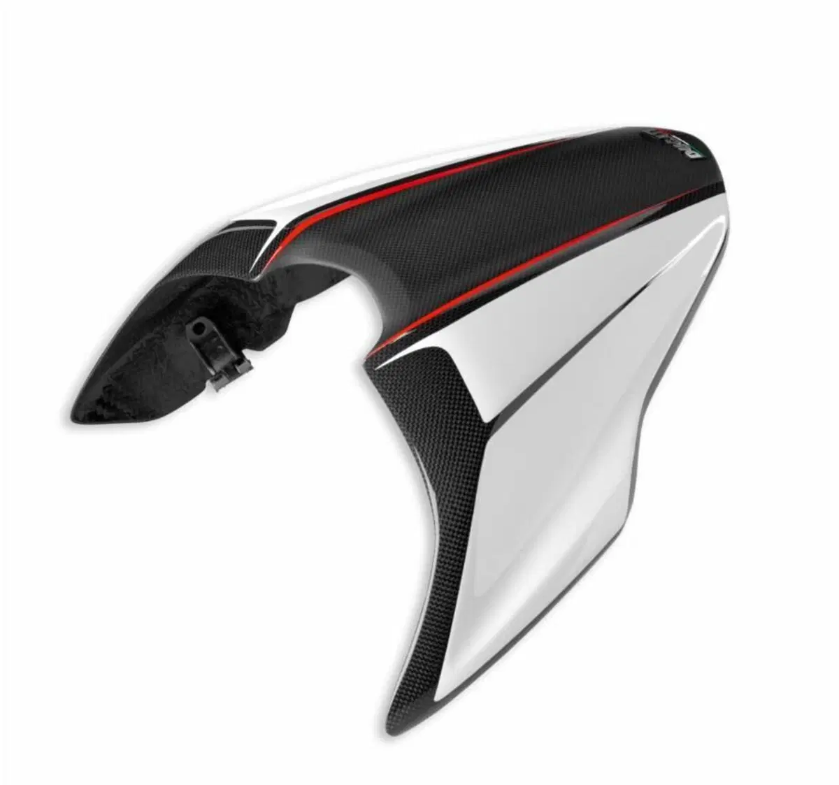 Cover sella passeggero realizzata in carbonio 3k P Ducati (2)