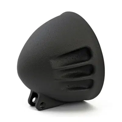 Faro anteriore 5 3/4'' Vitamin A nero - senza para EMD