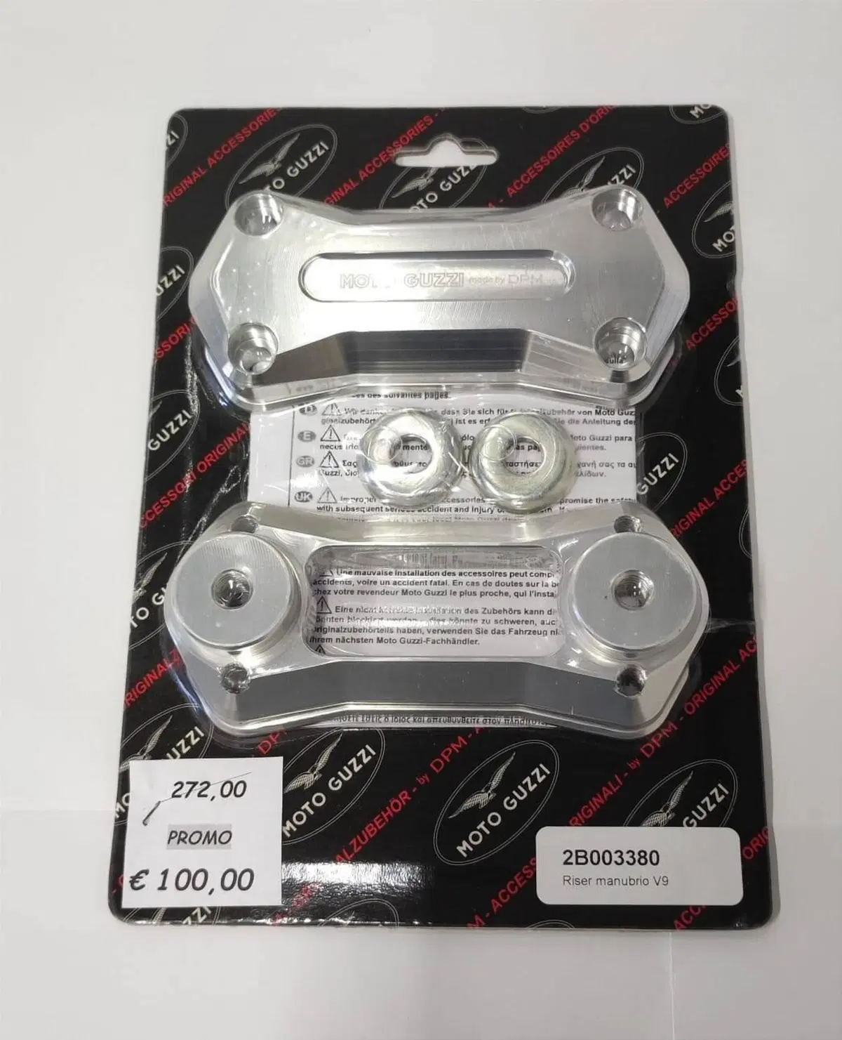 Cover riser manubrio Moto Guzzi