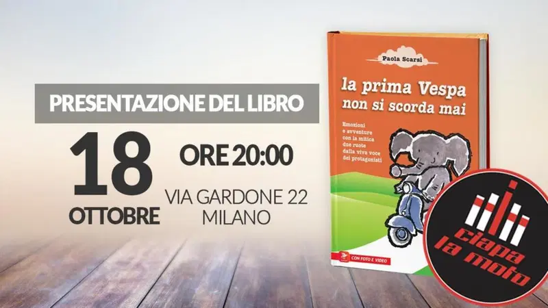 "La prima Vespa non si scorda mai". Mercoled&igrave; la presentazione del libro da Ciapa la Moto