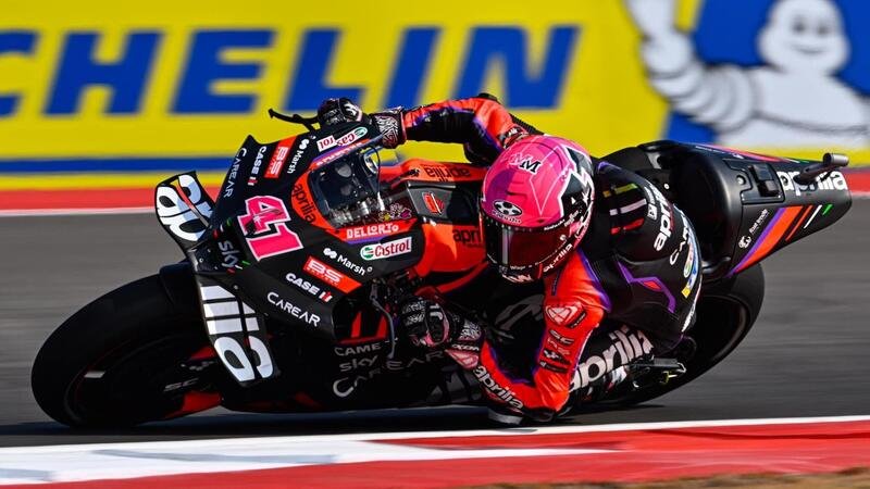 MotoGP 2023. GP dell&#039;Indonesia. Fantastica Aprilia, Marco Bezzecchi commovente, Pecco Bagnaia in Q1