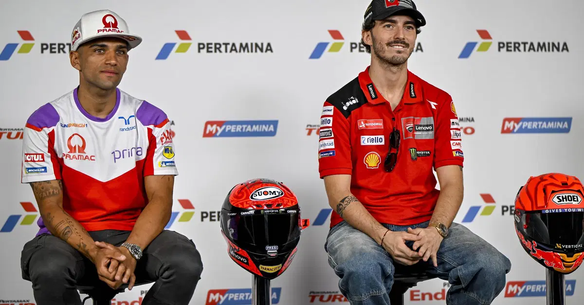 MotoGP 2023. GP dell'Indonesia. Prova a prendermi! Nelle ultime 8 gare Jorge Martin ha fatto 134 punti, Pecco Bagnaia meno della met&agrave;