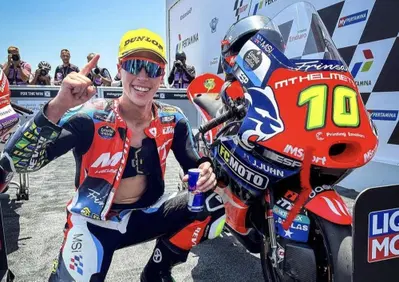 MotoGP 2023. GP dell'Indonesia. Diogo Moreira ha vinto una bella gara di Moto3, Stefano Nepa primo italiano