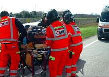Incidente fatale a Campotosto: cade dalla sua moto e viene investito da un altro motociclista
