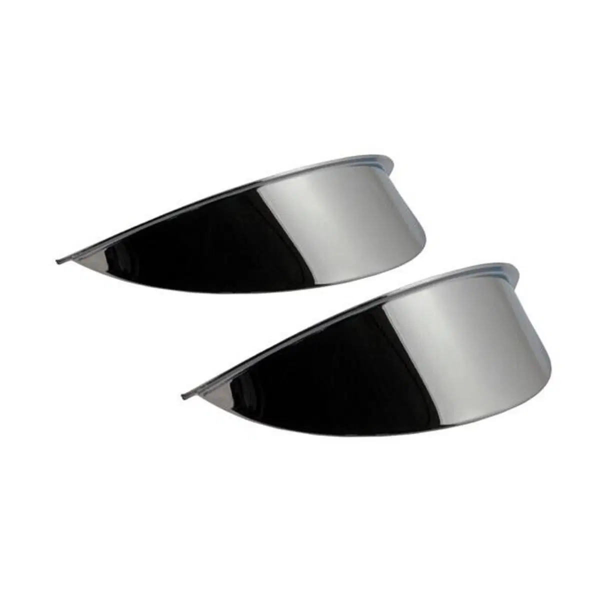 Visor per fari supplementari da 4,5” cromati Motor 
