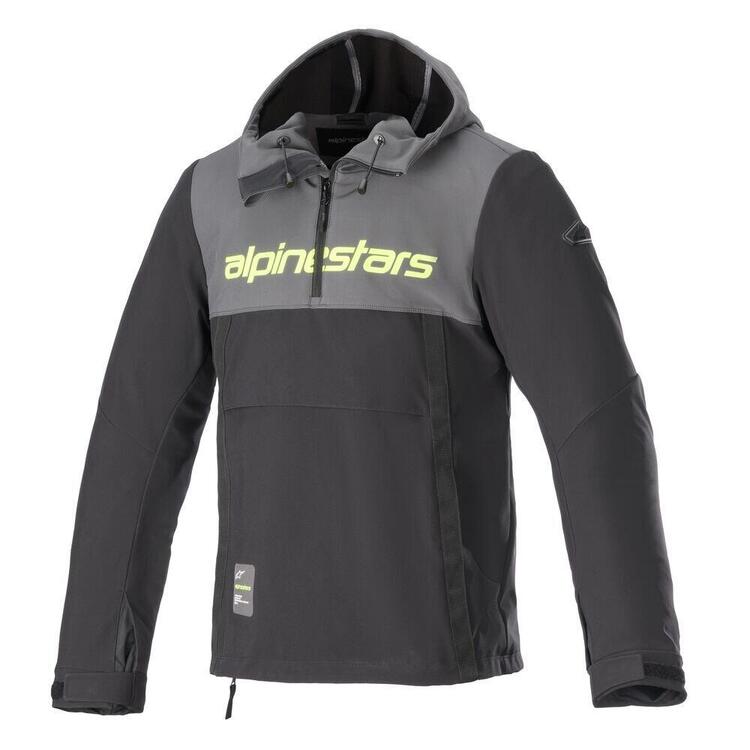 Giacca moto Alpinestars SHERPA Grigio Nero Giallo