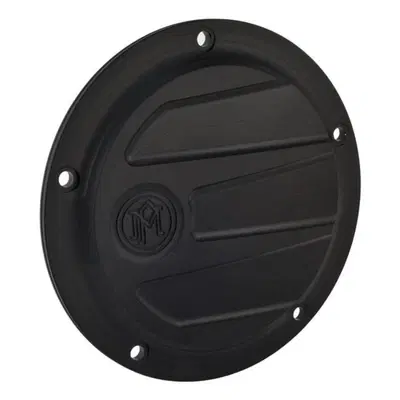Coperchio frizione derby cover PM Scallop nero per Performance Machine