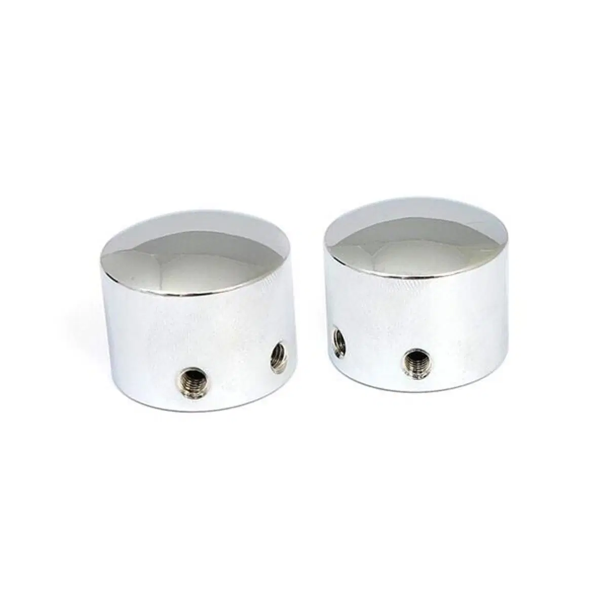 Coperture perno ruota anteriori cromate per Tourin 