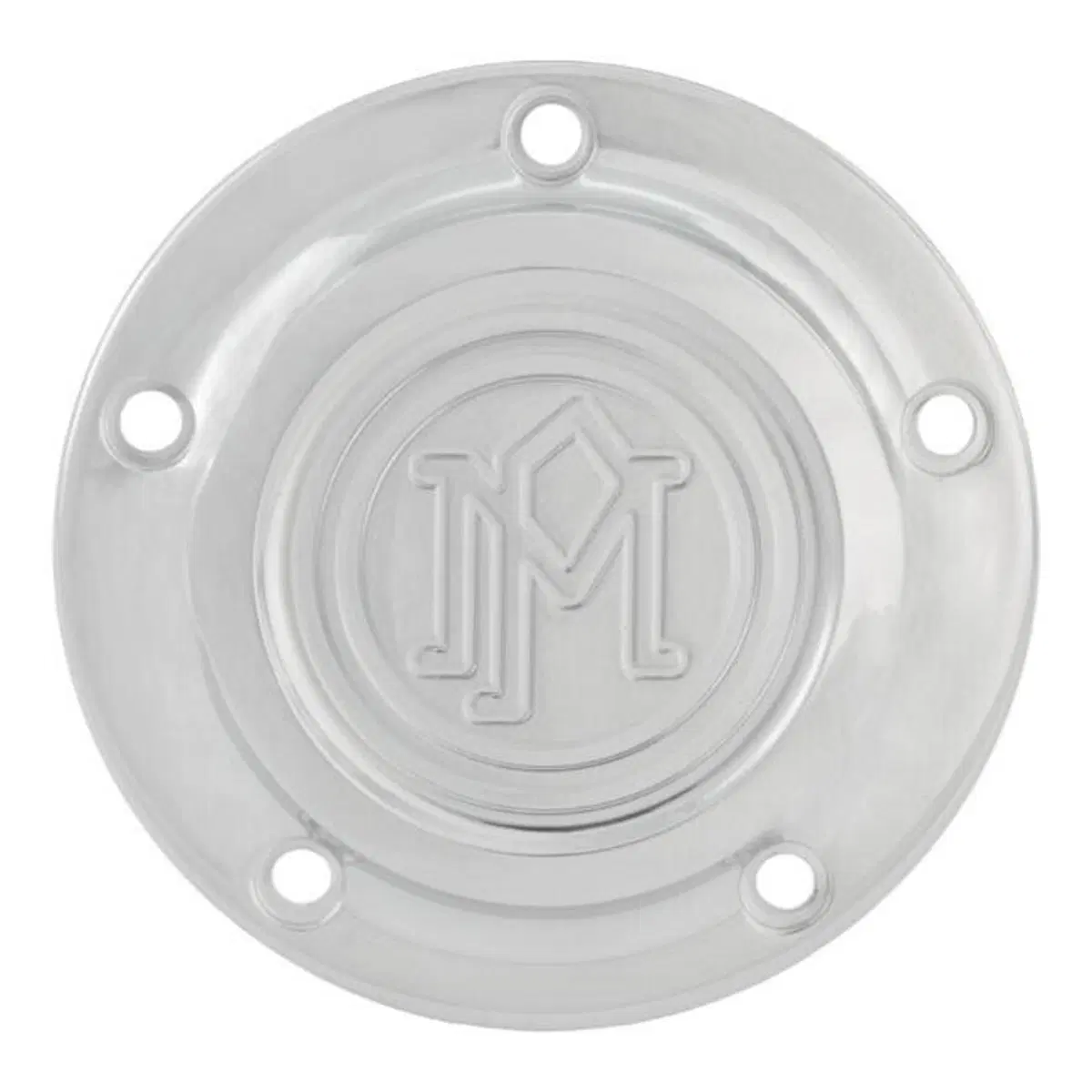 Point Cover PM Scallop cromato per Dyna, Softail Performance Machine
