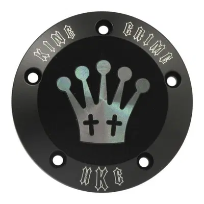 Point Cover HKC King Crime nero per Dyna, Softail 