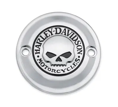 Point Cover HD Skull cromato per Softail e Touring 