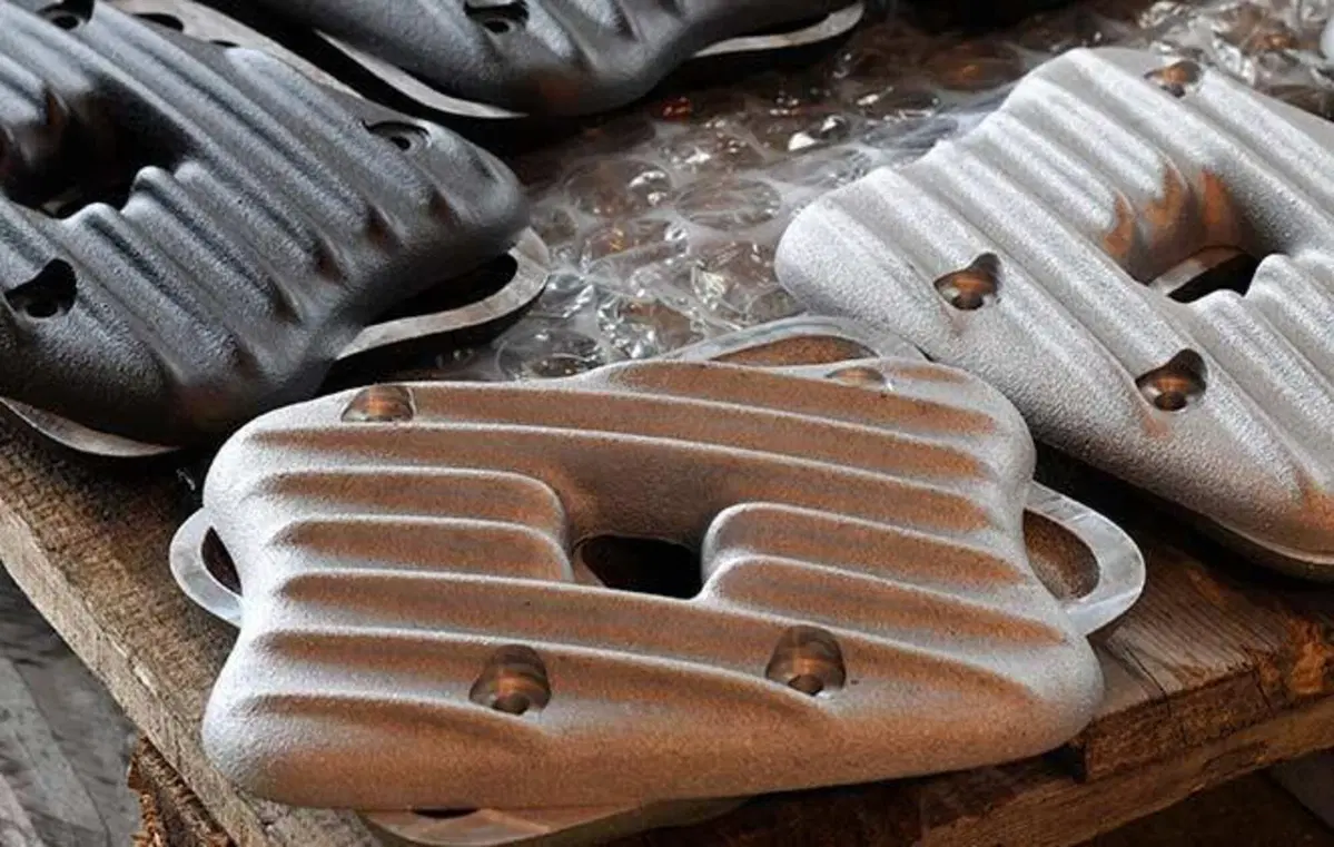Coperchi Rocker Box Ribsters grezzi Per Sportster EMD