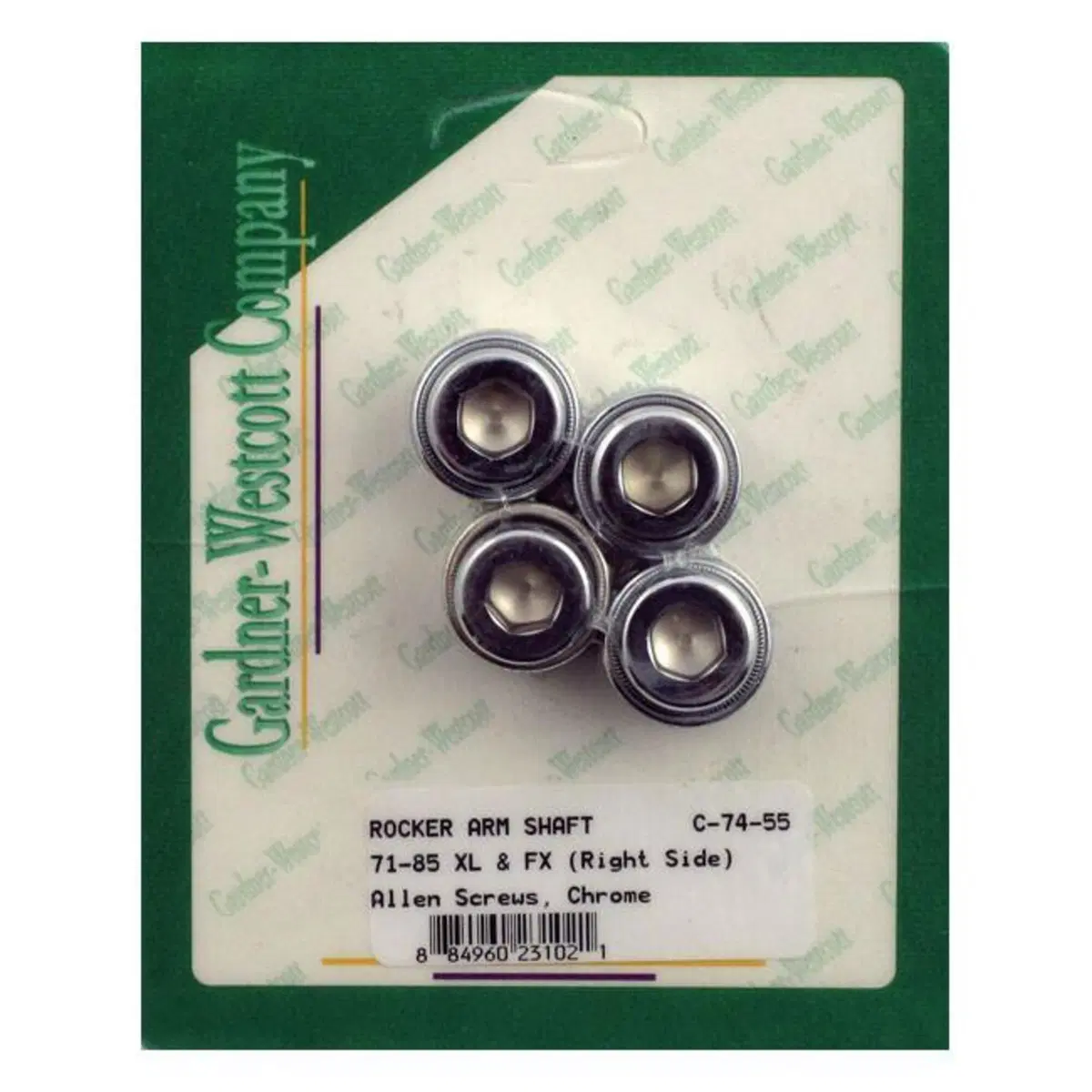 Kit viti coperchi bilancieri cromate per FX Shovel 