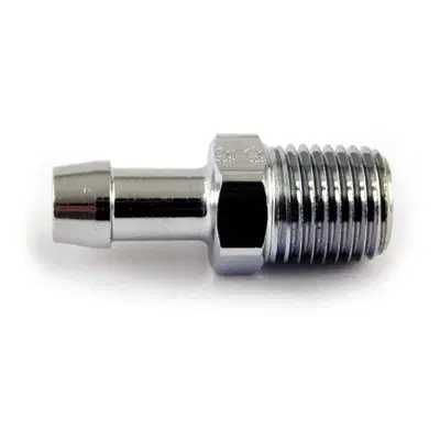 Raccordo 1/4" dritto per tubo da 5/16" ( 8 mm inte 