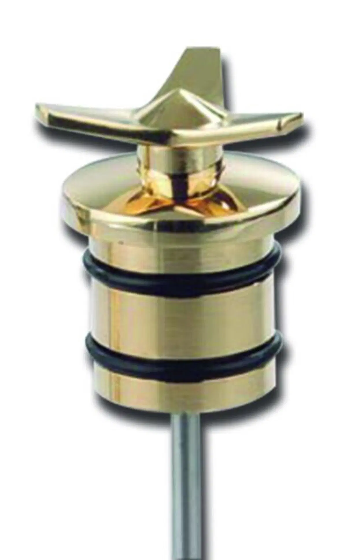 Tappo serbatoio olio Spinner in ottone con astina 
