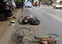 Milano, incidente tra moto e bicicletta in via Soleri: in gravi condizioni la ciclista