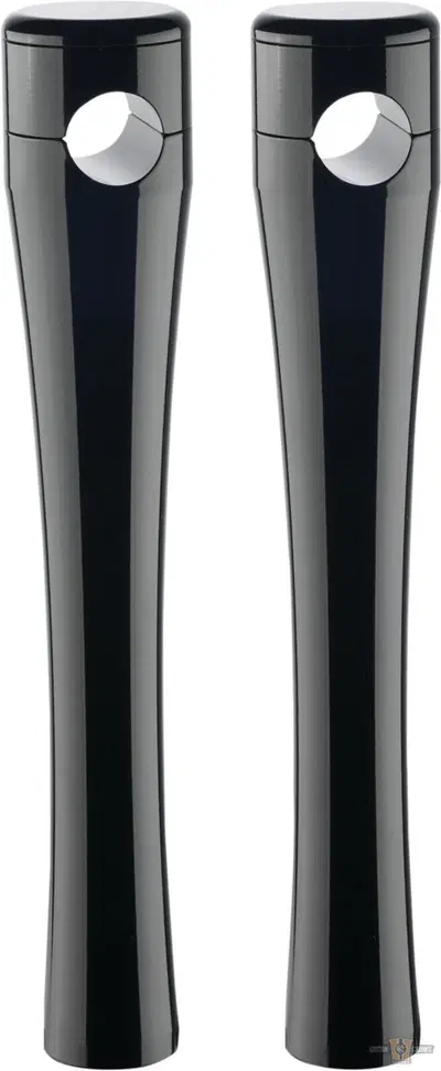 Riser alti 10'' cromati dritti per manubri da 1'' 