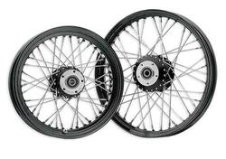 Ruota anteriore 16X3,5 - 40 raggi nera Per Softail 