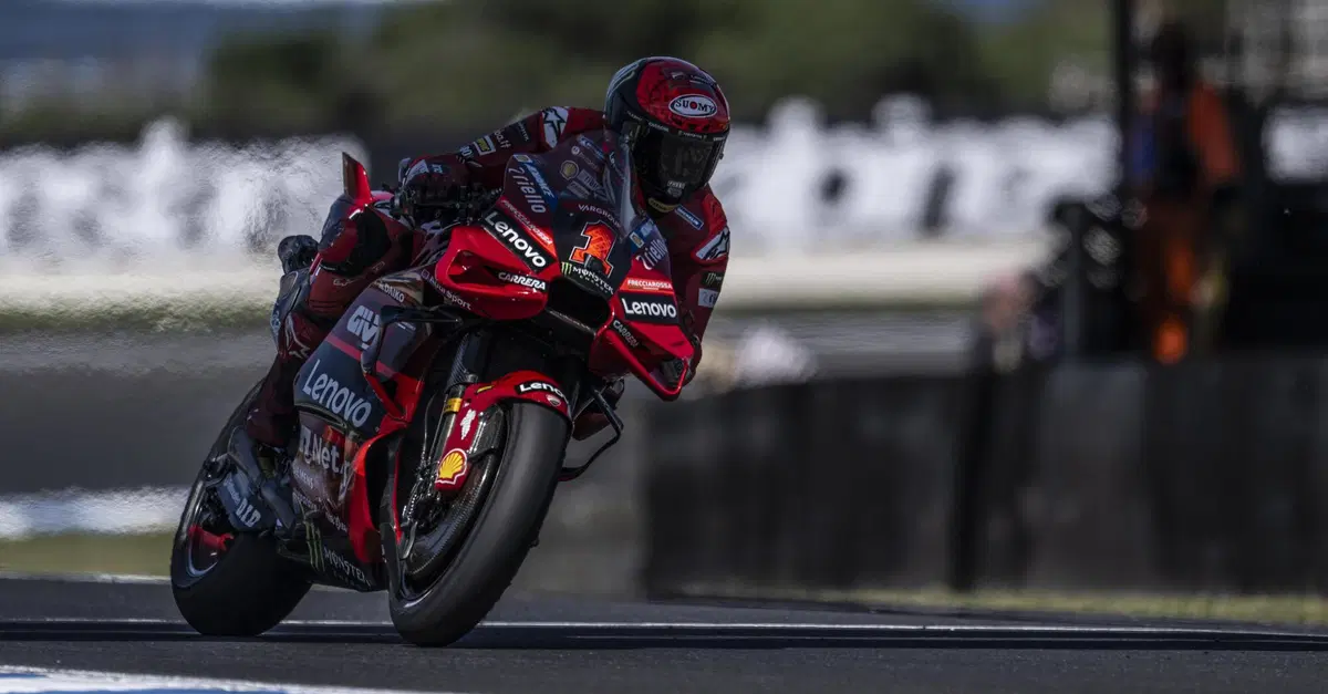MotoGP 2023. GP d'Australia. Pecco Bagnaia: "Bene sulla distanza, male nel giro secco"