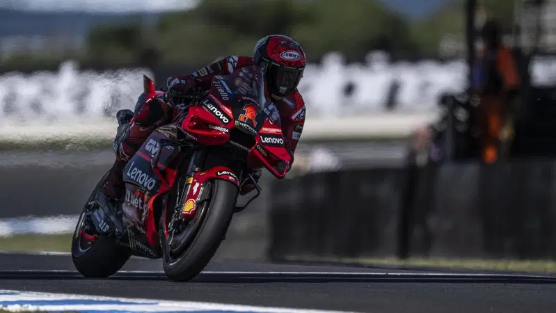 MotoGP 2023. GP d'Australia. Pecco Bagnaia: "Bene sulla distanza, male nel giro secco"