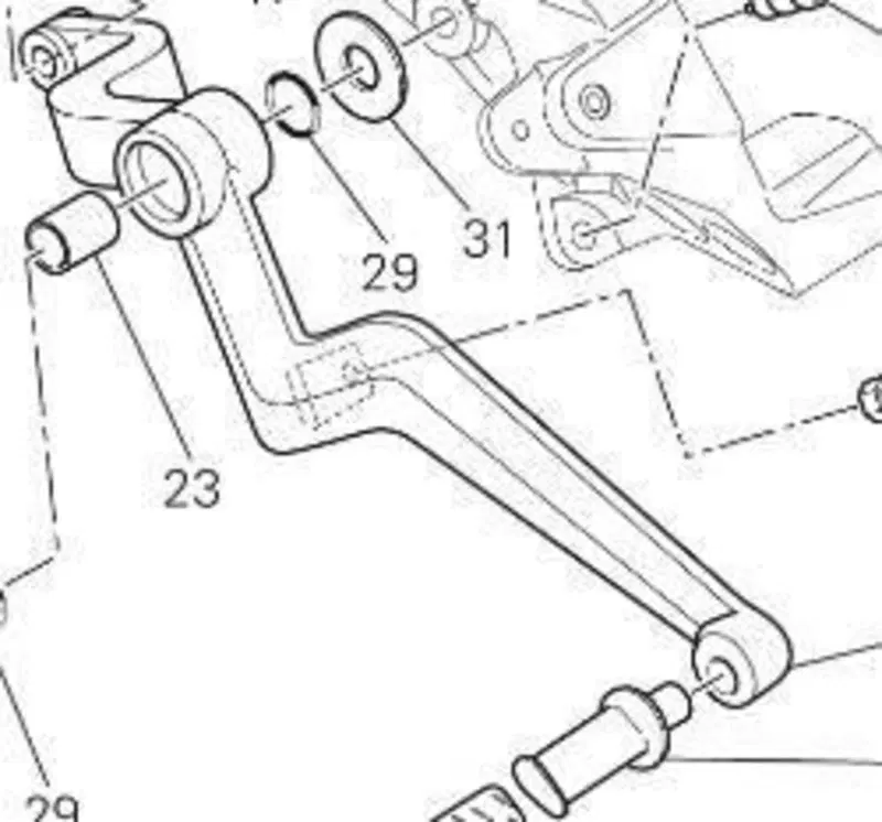 PEDALE FRENO Ducati