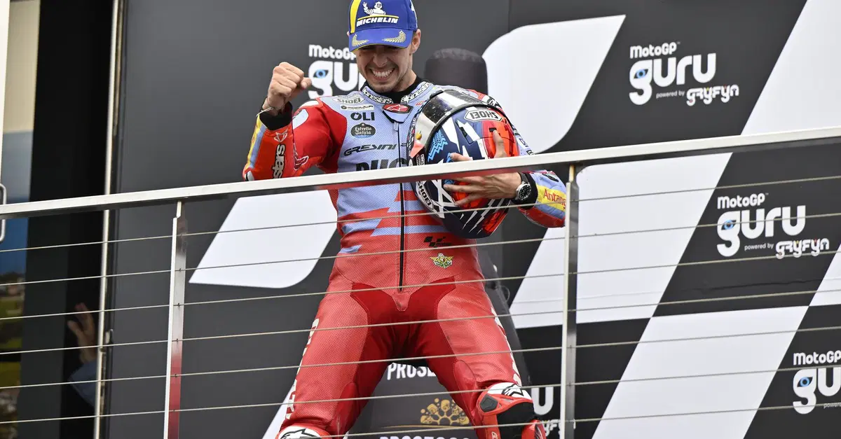 MotoGP 2023. GP d'Australia. Fabio Di Giannantonio, che primo podio: "Peccato che mi tolgono il giocattolo! Ma spero di averne un altro"