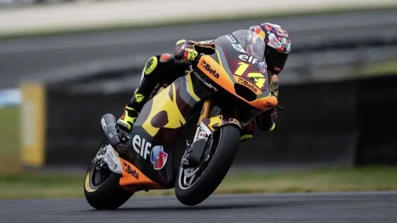 MotoGP 2023. GP d'Australia. Super Tony Arbolino stravince sull'acqua, 15 secondi di vantaggio! (ma prende met&agrave; punti)