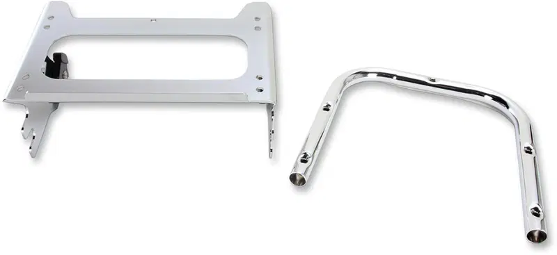Portapacchi cromato a sgancio rapido per Touring d Drag Specialties